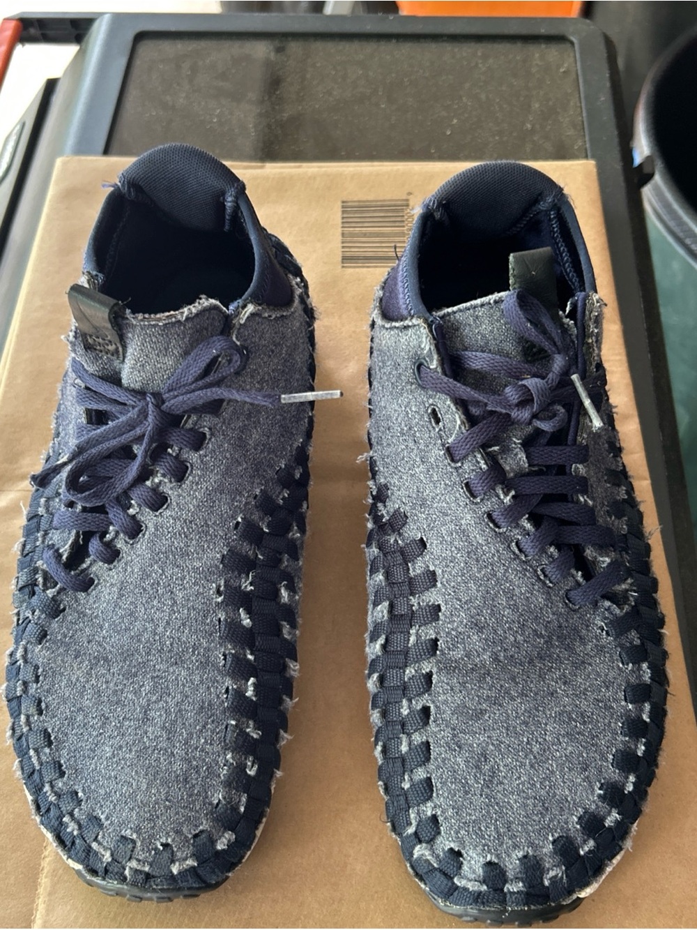 Nike Air Footscape woven chukka blue denim 9.5 Men